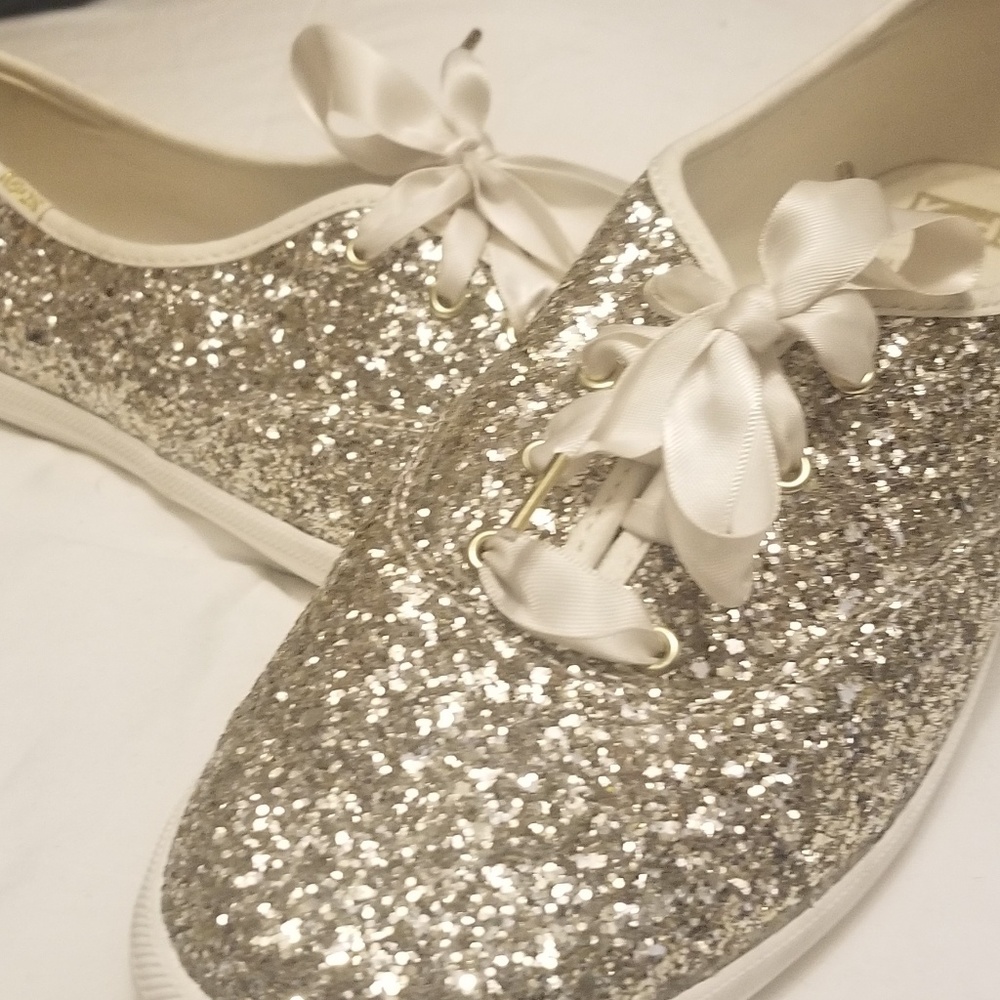Ked x kate spade glitter sneakers